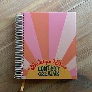 Boutique Hub Content Creator Planner Brand new